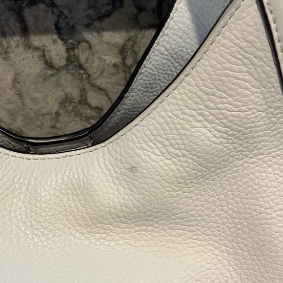 Michael Kors Rosemary Hobo Shoulder Bag, White - Picture 9 of 9